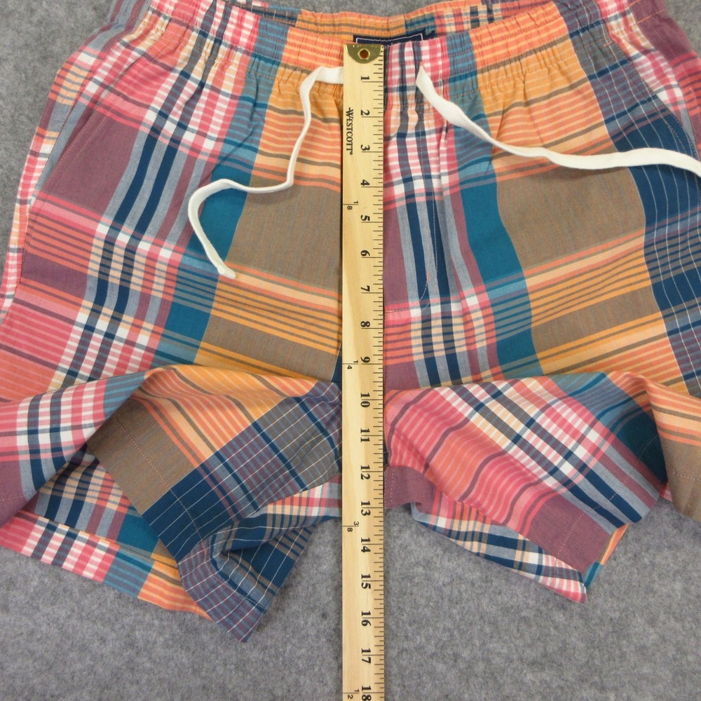 Vineyard Vines Shorts Mens M Madras Cayman Plaid Drawstring Cotton 7" NWOT - Picture 10 of 12